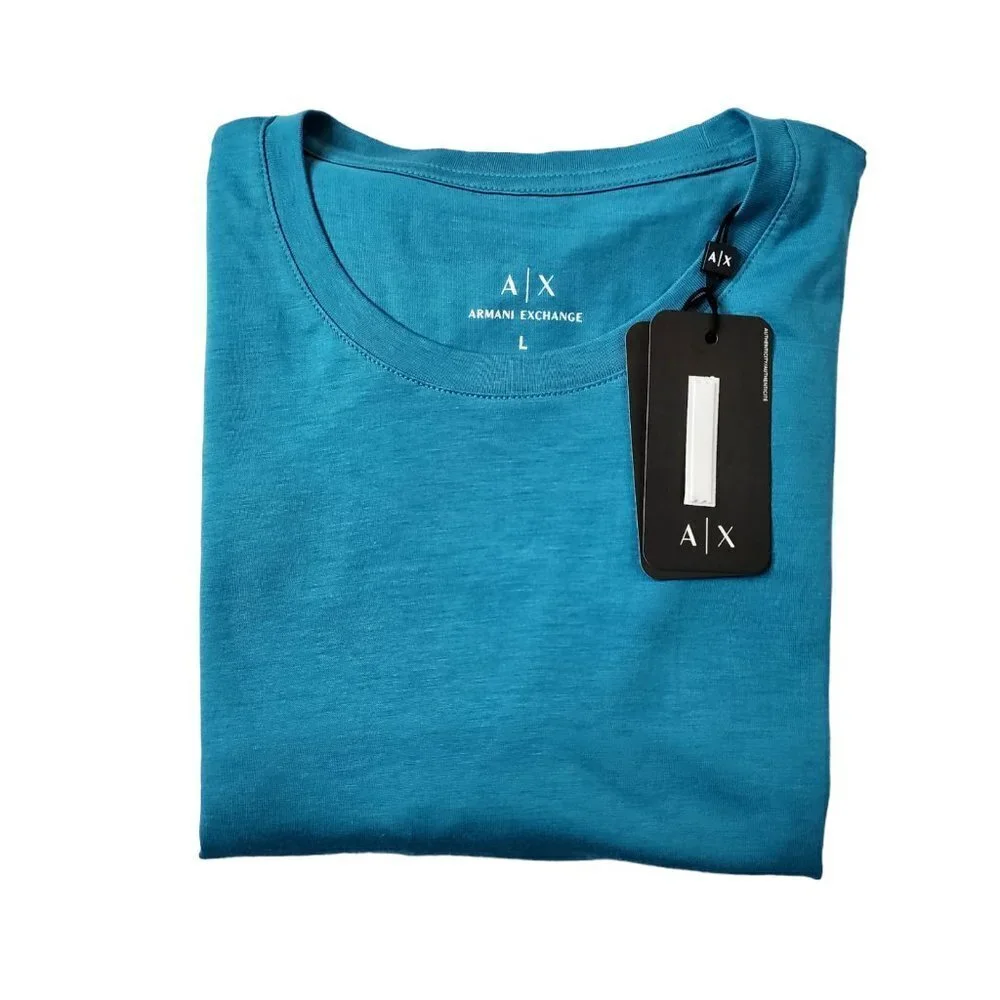 Armani Exchange Men's Slim Fit T-Shirt‎ Crewneck Pima Cotton Tee Size XXL